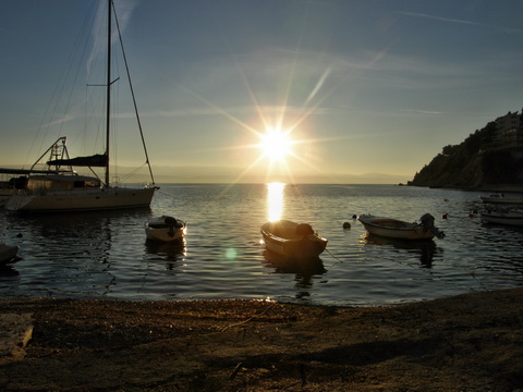 Mimice Strand I Sonnenuntergang